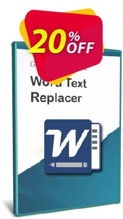 Coupon code Word Text Replacer 1