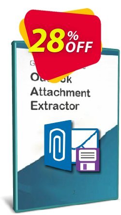 Coupon code Outlook Attachment Extractor 3 - 25-User License