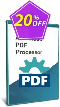 20% OFF Automatic PDF Processor - 10-user license - 1 year  Coupon code