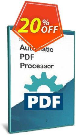 20% OFF Automatic PDF Processor - 3-year license  Coupon code