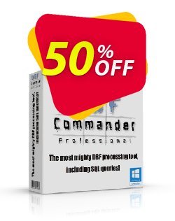 50% OFF DBF Commander Pro - Single User License  Coupon code