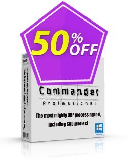 50% OFF DBF Commander Pro - Site License  Coupon code