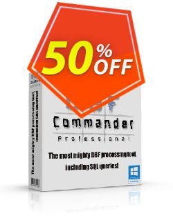 50% OFF DBF Commander Pro - Site License Coupon code