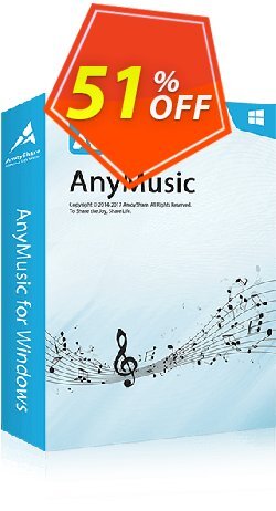 AnyMusic Coupon discount Coupon code AnyMusic Win Annually - AnyMusic Win Annually offer from Amoyshare