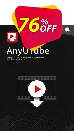 AnyUTube for Mac Lifetime Coupon discount Coupon code AnyUTube Mac Lifetime - AnyUTube Mac Lifetime offer from Amoyshare