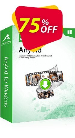 AnyVid Lifetime - 5 PCs  Coupon discount Coupon code AnyVid Win Lifetime (5 PCs) - AnyVid Win Lifetime (5 PCs) offer from Amoyshare