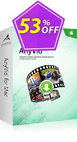 53% OFF AnyVid for Mac 6-Month Subscription Coupon code