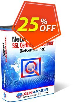 25% OFF XenArmor Network SSL Certificate Scanner Coupon code