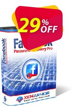 29% OFF XenArmor Facebook Password Recovery Pro Coupon code