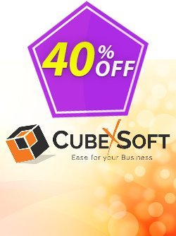 40% OFF CubexSoft PST to MBOX - Personal License Special Offer Coupon code