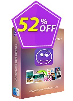 52% OFF TuneMobie Apple Music Converter for Mac - Lifetime License  Coupon code