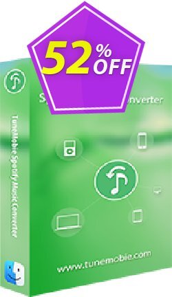 52% OFF TuneMobie Spotify Music Converter for Mac Coupon code