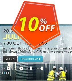 Julio CMMS for Joomla  - Starter License Exclusive discount code 2024