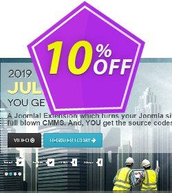 Julio CMMS for Joomla  - Enterprise License Big offer code 2024