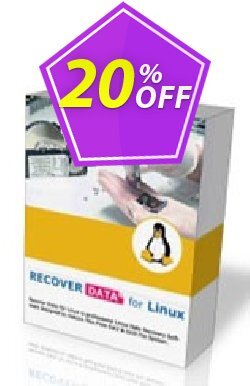 20% OFF Recover Data for Linux - Linux OS - Technician License Coupon code