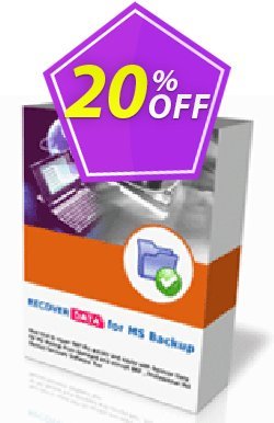 20% OFF Recover Data for Ms Backup - Corporate License Coupon code