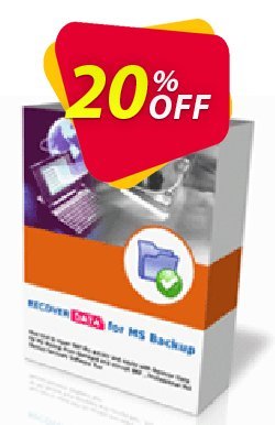 20% OFF Recover Data for Ms Backup - Personal License Coupon code