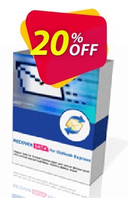 20% OFF Recover Data for Outlook Express - Personal License Coupon code