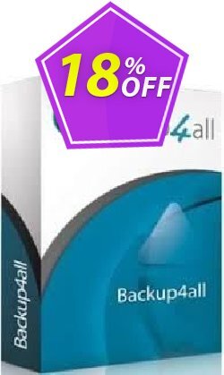 18% OFF Backup4all Coupon code