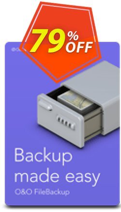 79% OFF O&O FileBackup - for 5 PCs  Coupon code