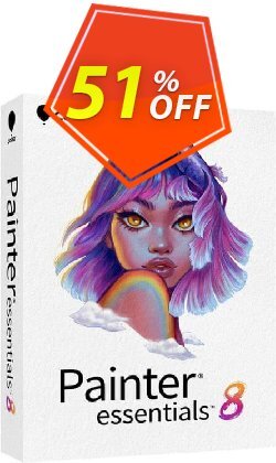 51% OFF Corel Painter Essentials 8 Coupon code