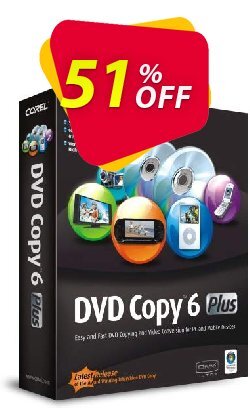 51% OFF Corel DVD Copy 6 Plus Coupon code