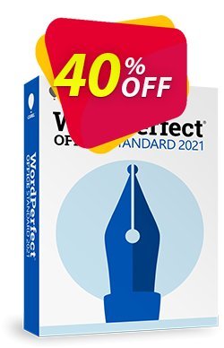 40% OFF WordPerfect Office Standard 2021 Upgrade Coupon code
