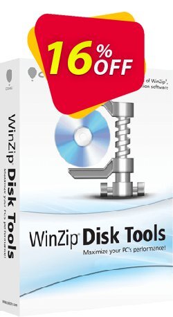 16% OFF WinZip Disk Tools Coupon code