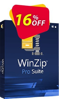 15% OFF WinZip Pro Suite, verified