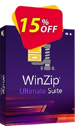 15% OFF WinZip Ultimate Suite, verified