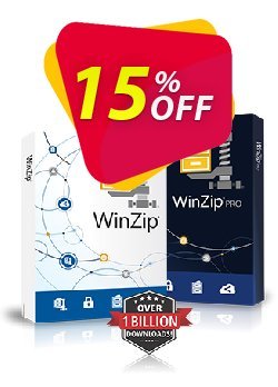 15% OFF WinZip 25 Pro Coupon code