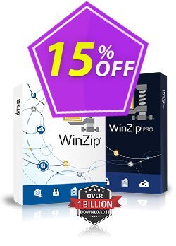 15% OFF WinZip 28 Pro Coupon code