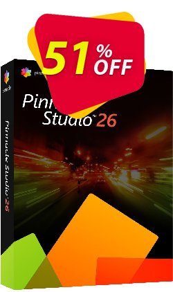 51% OFF Pinnacle Studio 26 Coupon code