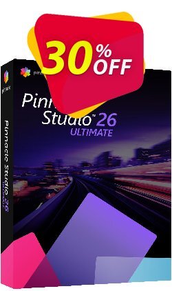 30% OFF Pinnacle Studio 26 Ultimate Coupon code