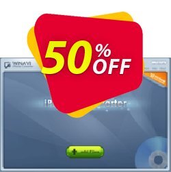 50% OFF WinAVI iPhone Converter Site License Coupon code