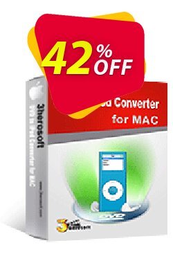 3herosoft DVD to iPod Converter for Mac Stunning discount code 2024