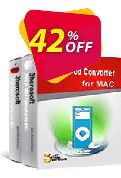 42% OFF 3herosoft DVD to iPod Suite for Mac Coupon code