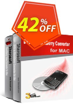 42% OFF 3herosoft DVD to BlackBerry Suite for Mac Coupon code