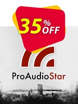 35% OFF ProAudioStar - On already discounted gear Coupon code