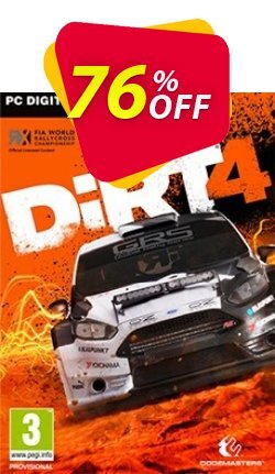76% OFF Dirt 4 PC Discount