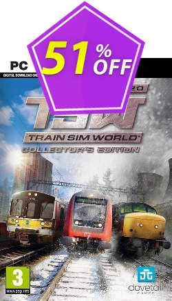 51% OFF Train Sim World 2020 - Collector's Edition PC Discount