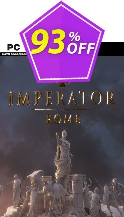 93% OFF Imperator Rome PC + DLC Discount