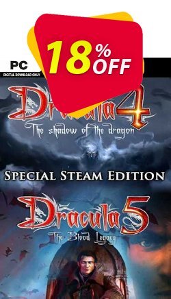 Dracula 4 and 5 Special Steam Edition PC Coupon discount Dracula 4 and 5 Special Steam Edition PC Deal - Dracula 4 and 5 Special Steam Edition PC Exclusive offer for iVoicesoft