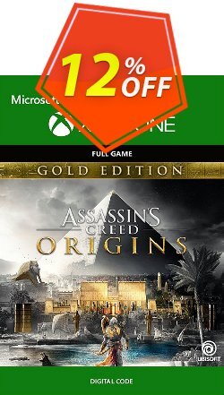 12% OFF Assassins Creed Origins Gold Edition Xbox One Discount