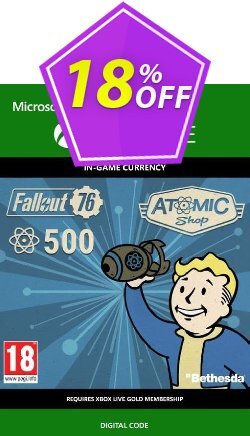 18% OFF Fallout 76 - 500 Atoms Xbox One Discount