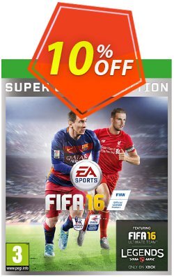 10% OFF FIFA 16 Super Deluxe Edition Xbox One - Digital Code Discount