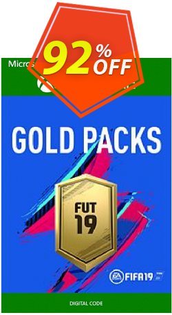 92% OFF FIFA 19 - Jumbo Premium Gold Packs DLC Xbox One Discount