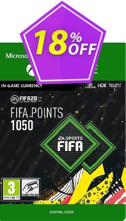 18% OFF FIFA 20 - 1050 FUT Points Xbox One Discount