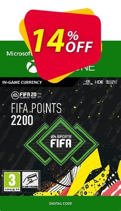 14% OFF FIFA 20 - 2200 FUT Points Xbox One Discount