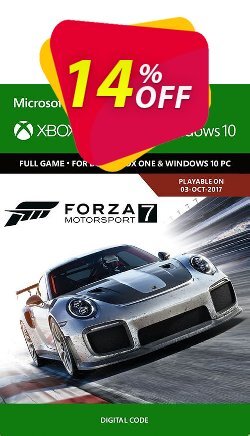 Forza Motorsport 7: Standard Edition Xbox One/PC Coupon discount Forza Motorsport 7: Standard Edition Xbox One/PC Deal - Forza Motorsport 7: Standard Edition Xbox One/PC Exclusive offer 